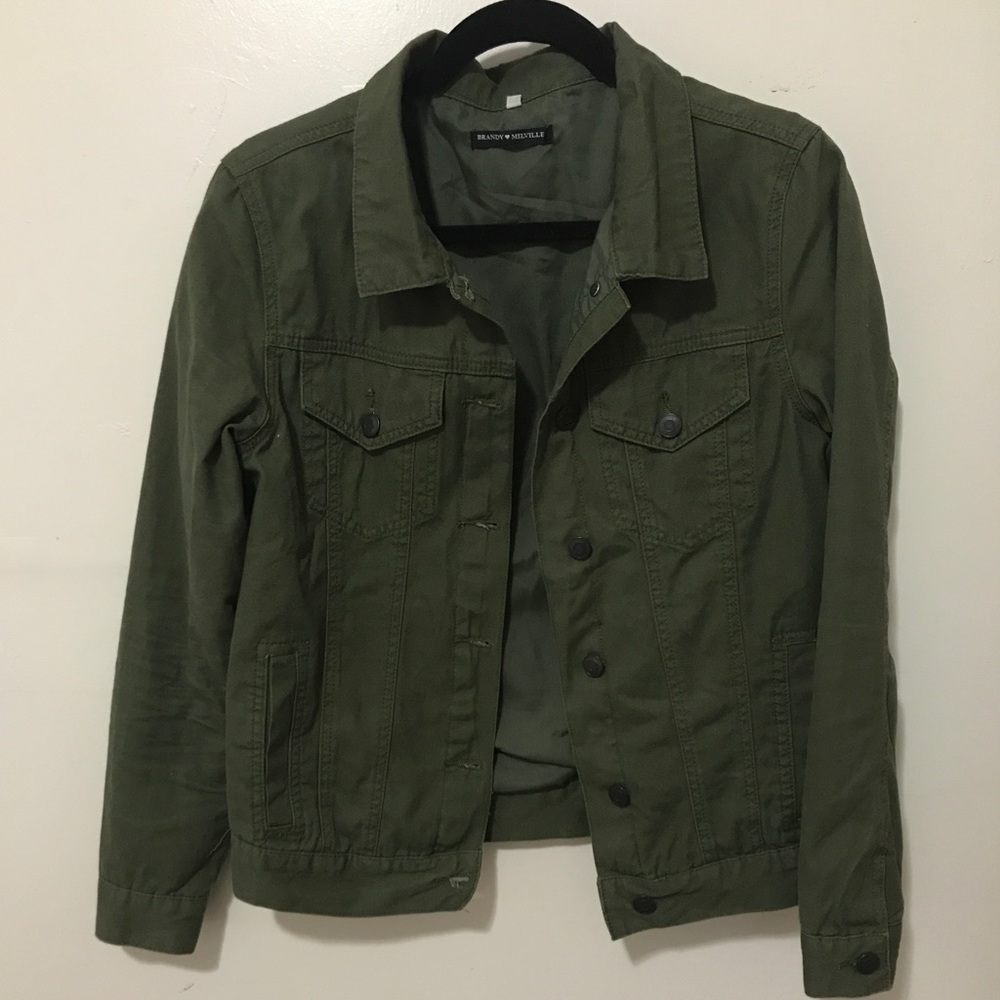 Brandy Melville Army Green Jacket